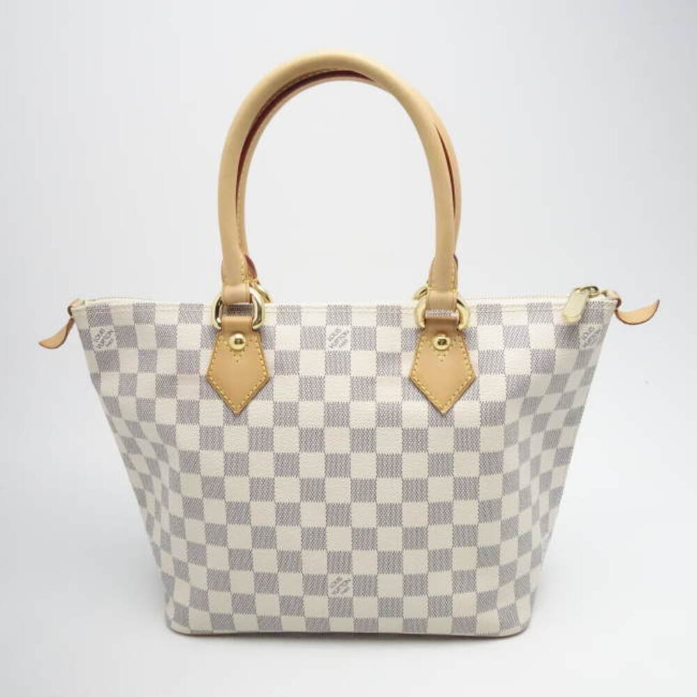 Louis Vuitton Tote Bag Damier Azur White Saleya